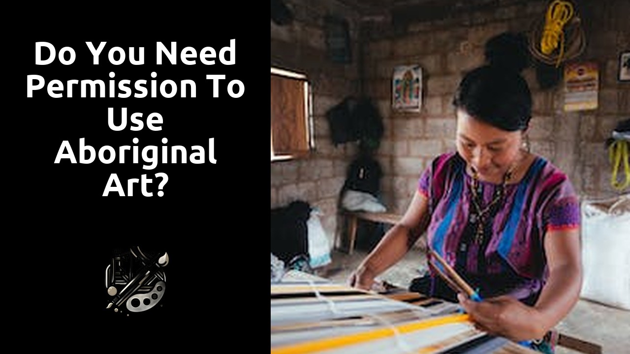 Do you need permission to use Aboriginal art?