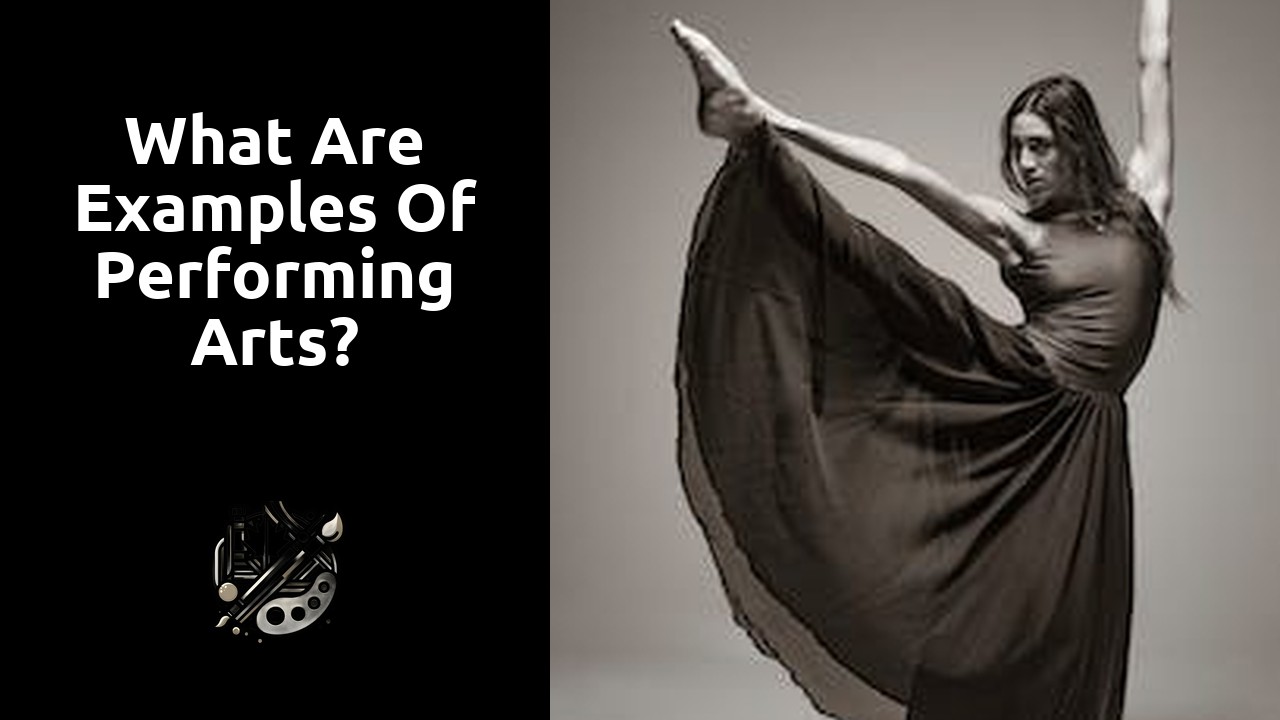 What are examples of performing arts?