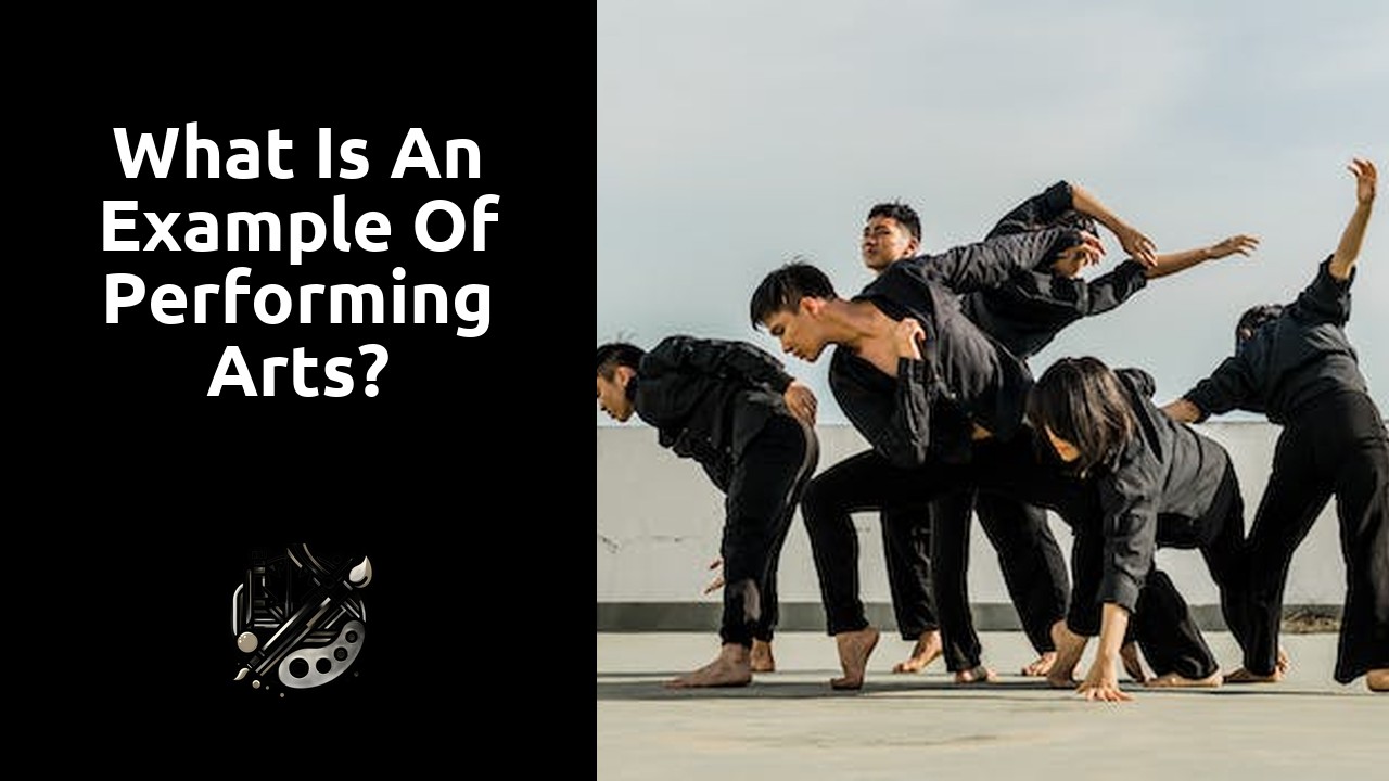 What is an example of performing arts?